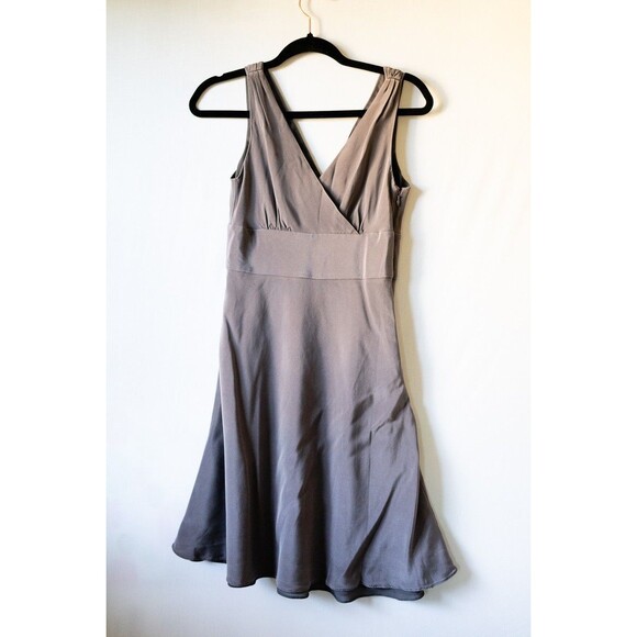 J Crew lavender purple 4 Silk Dress hoco dance event cocktail sleeveless - Picture 2 of 6